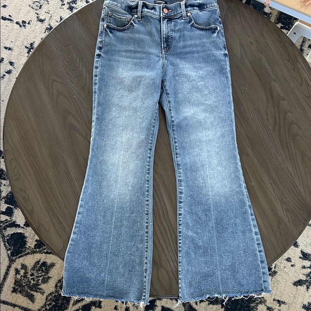 Express Blue Flare Women's Jeans